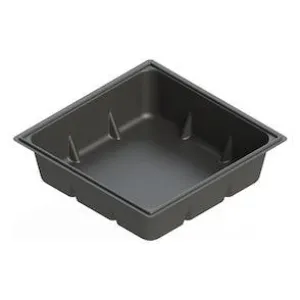 100 Gallon Reservoir, Black, Square minimum order quantity of 6