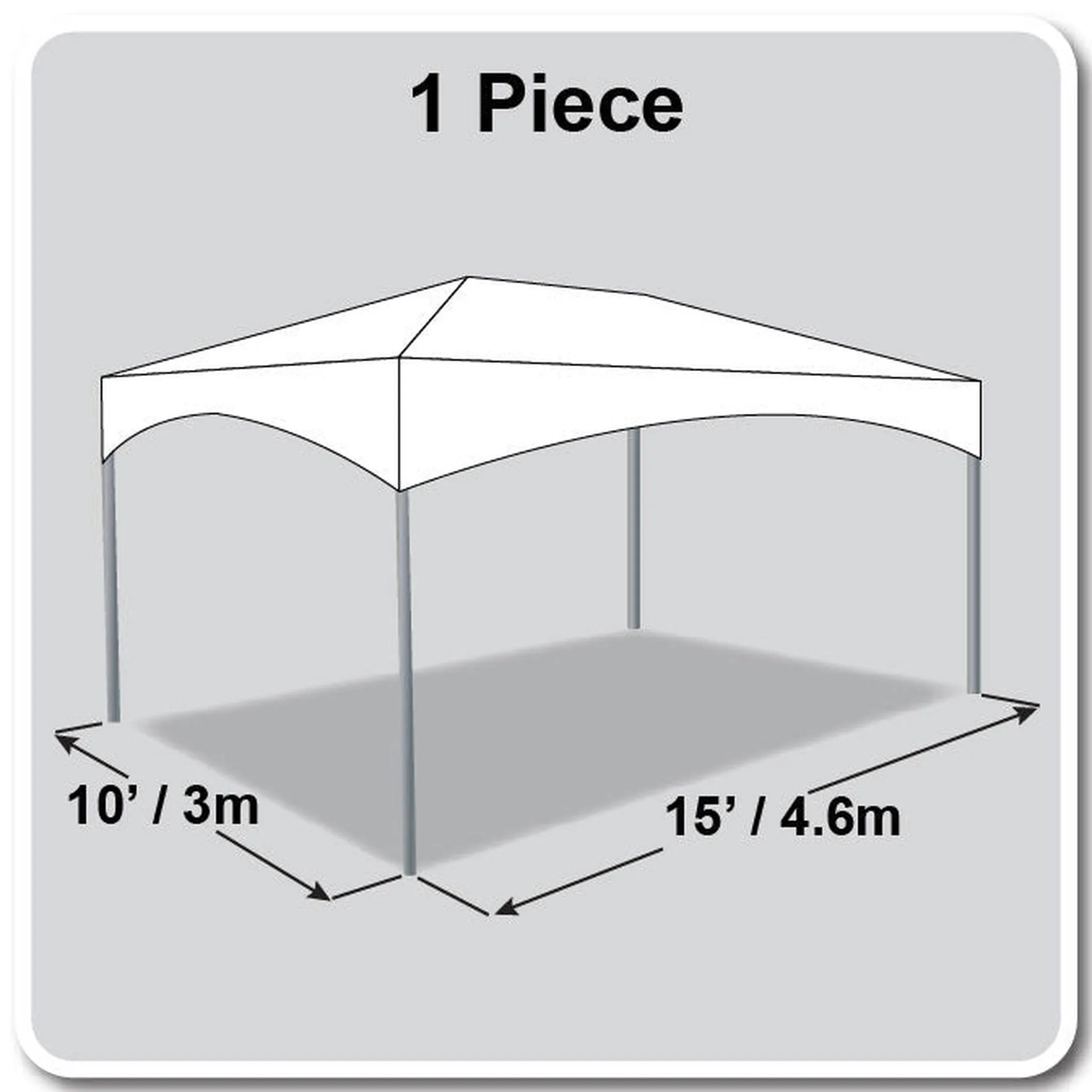 10x15 Master Series Frame Tent