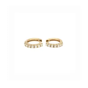14k Diamond Huggies .25 CTW