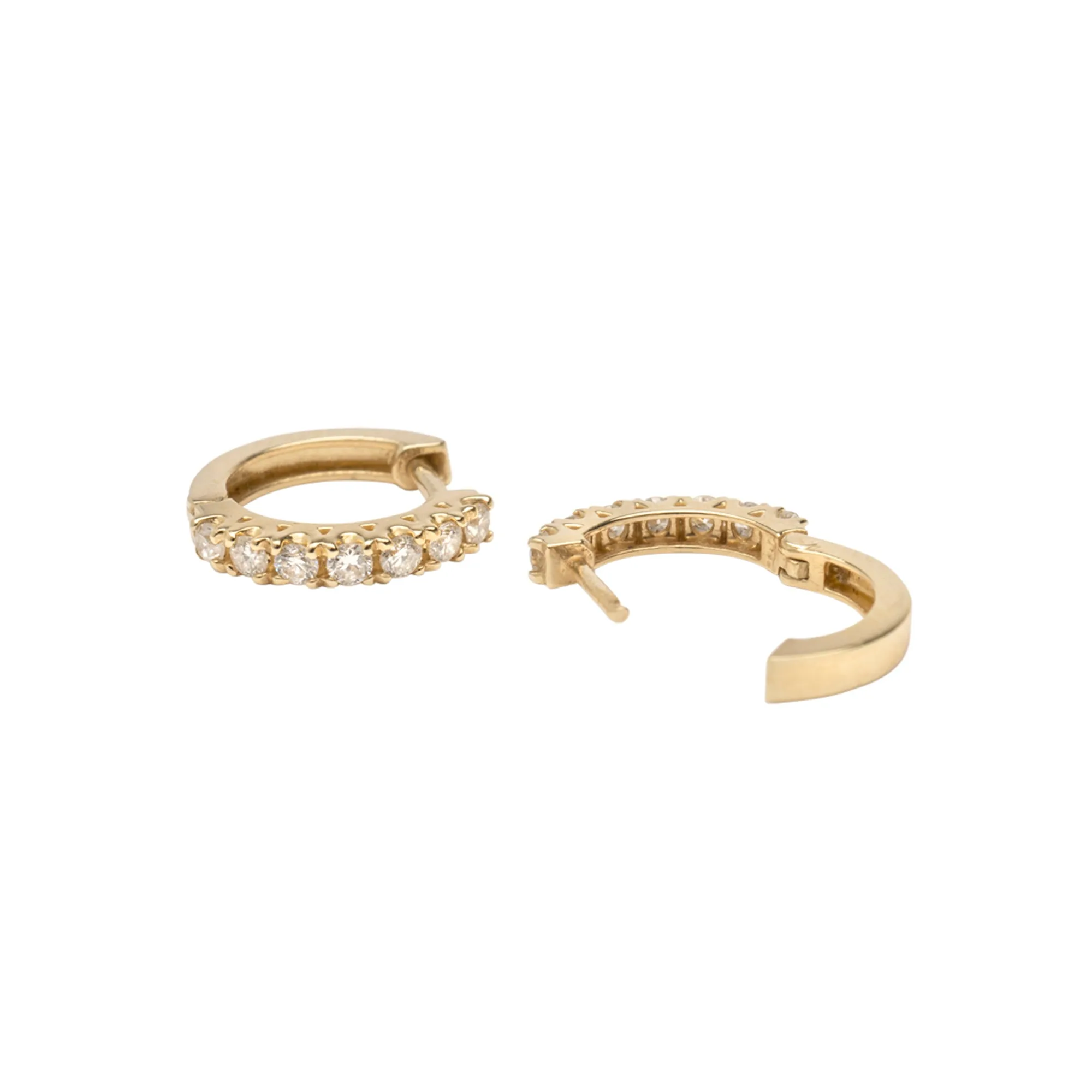 14k Diamond Huggies .25 CTW