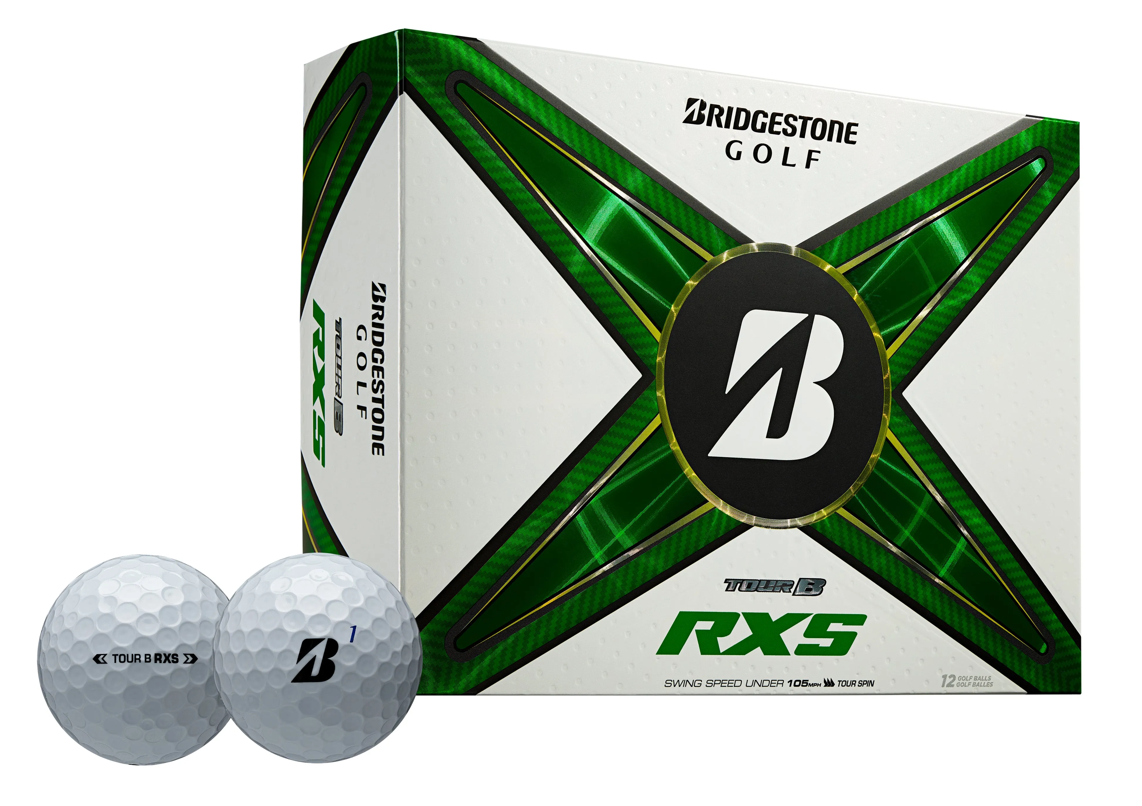 2024 Bridgestone Tour B RXS Golf Ball - White