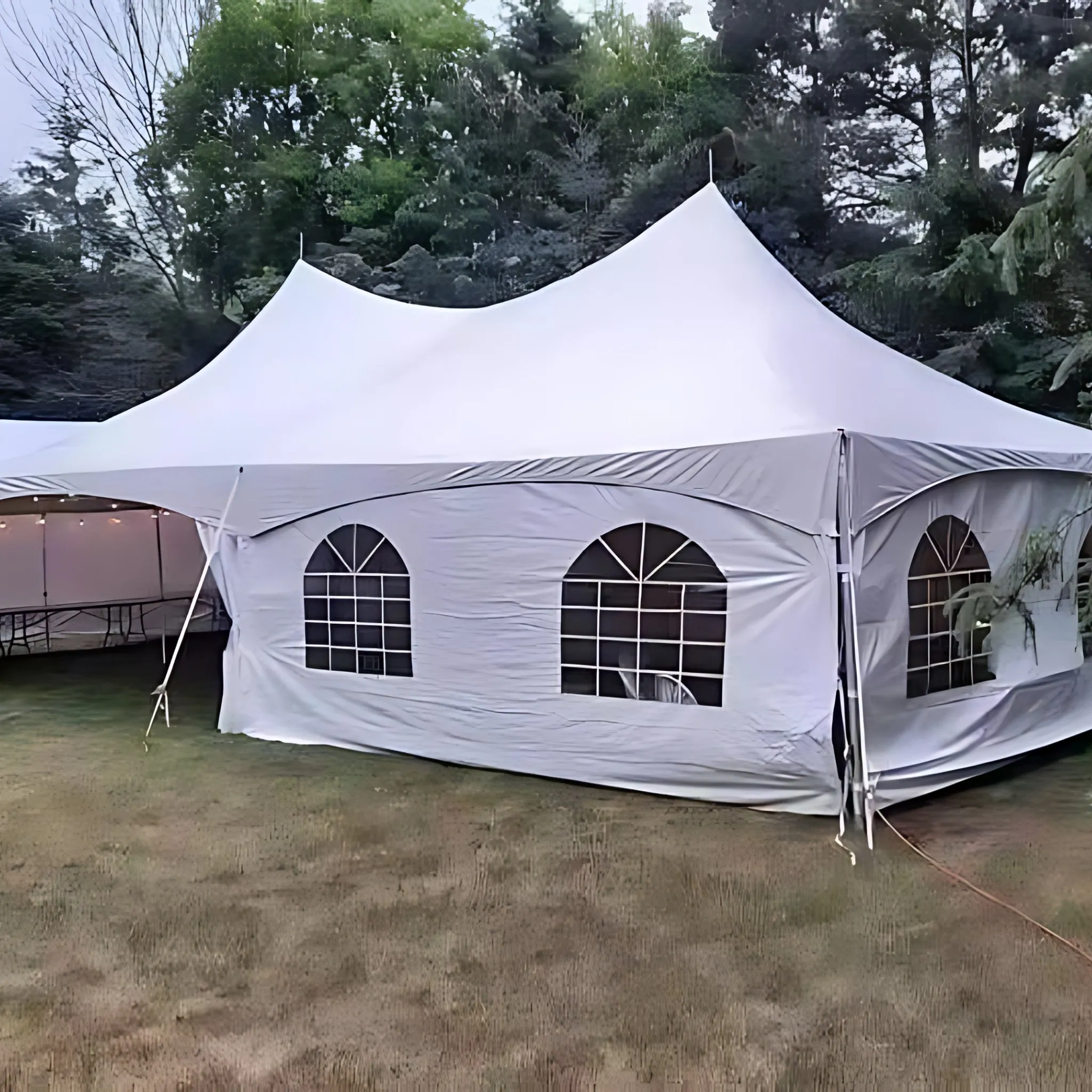 20x40 High Peak Cross Cable Tent