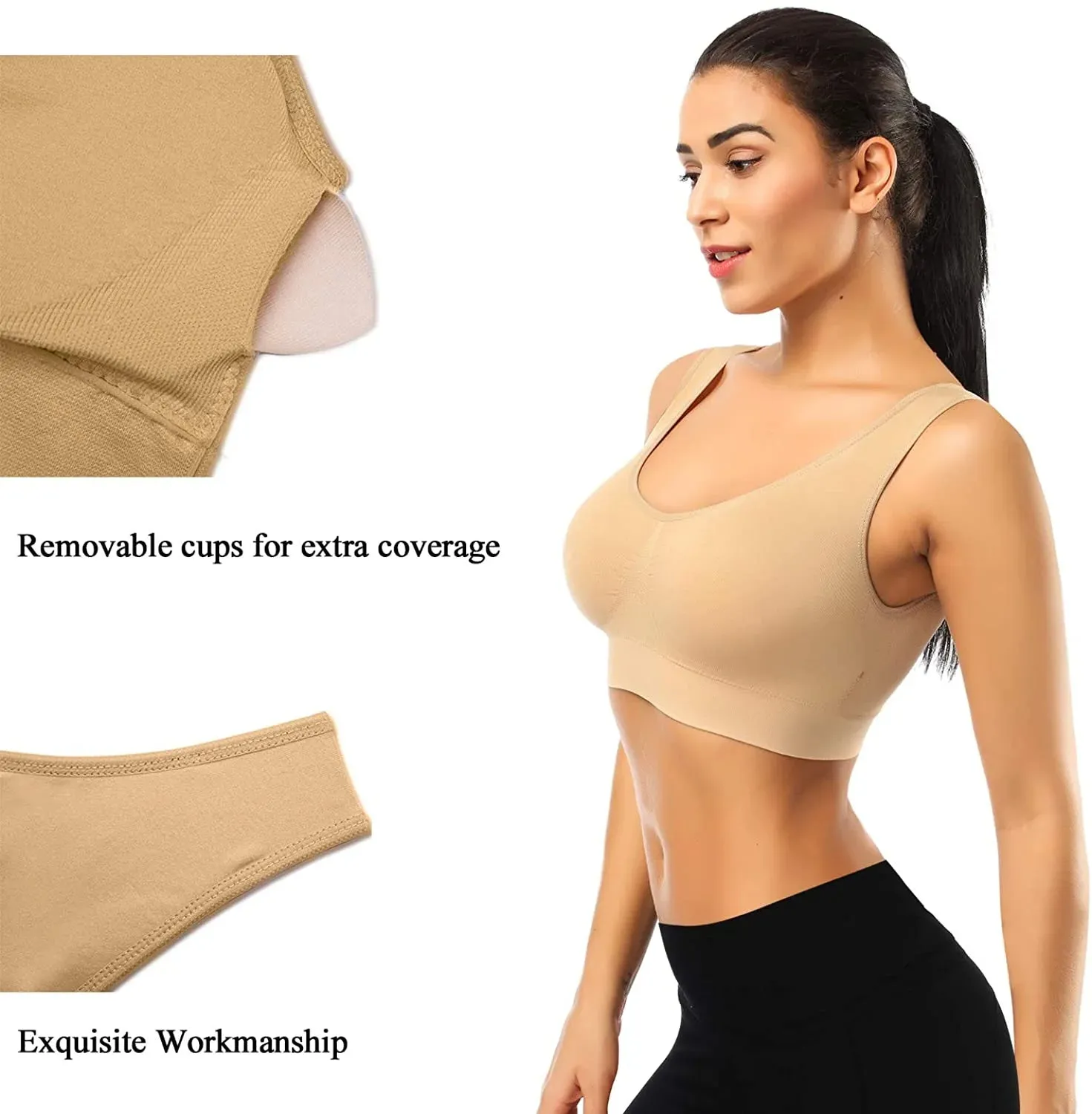3 Pack Sports Bras