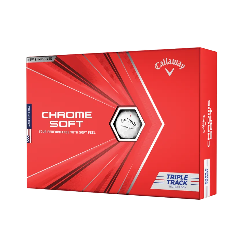 Callaway Chrome Soft w/ Triple Track Golf Balls