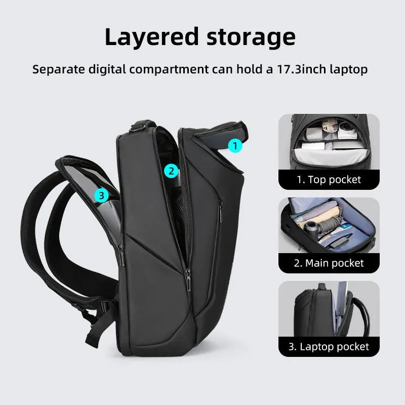 Compacto Pro: MarkRyden Top Seller Futuristic Design Simple Large Capacity Daily Backpack