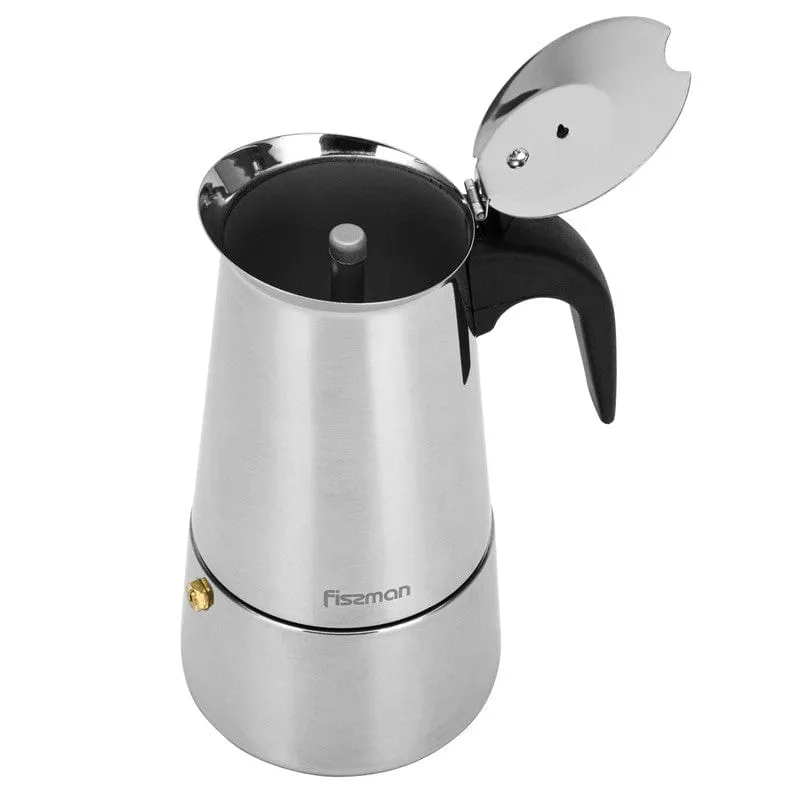 Fissman Coffee Maker (450ml) For 9 Cups (Aluminium)