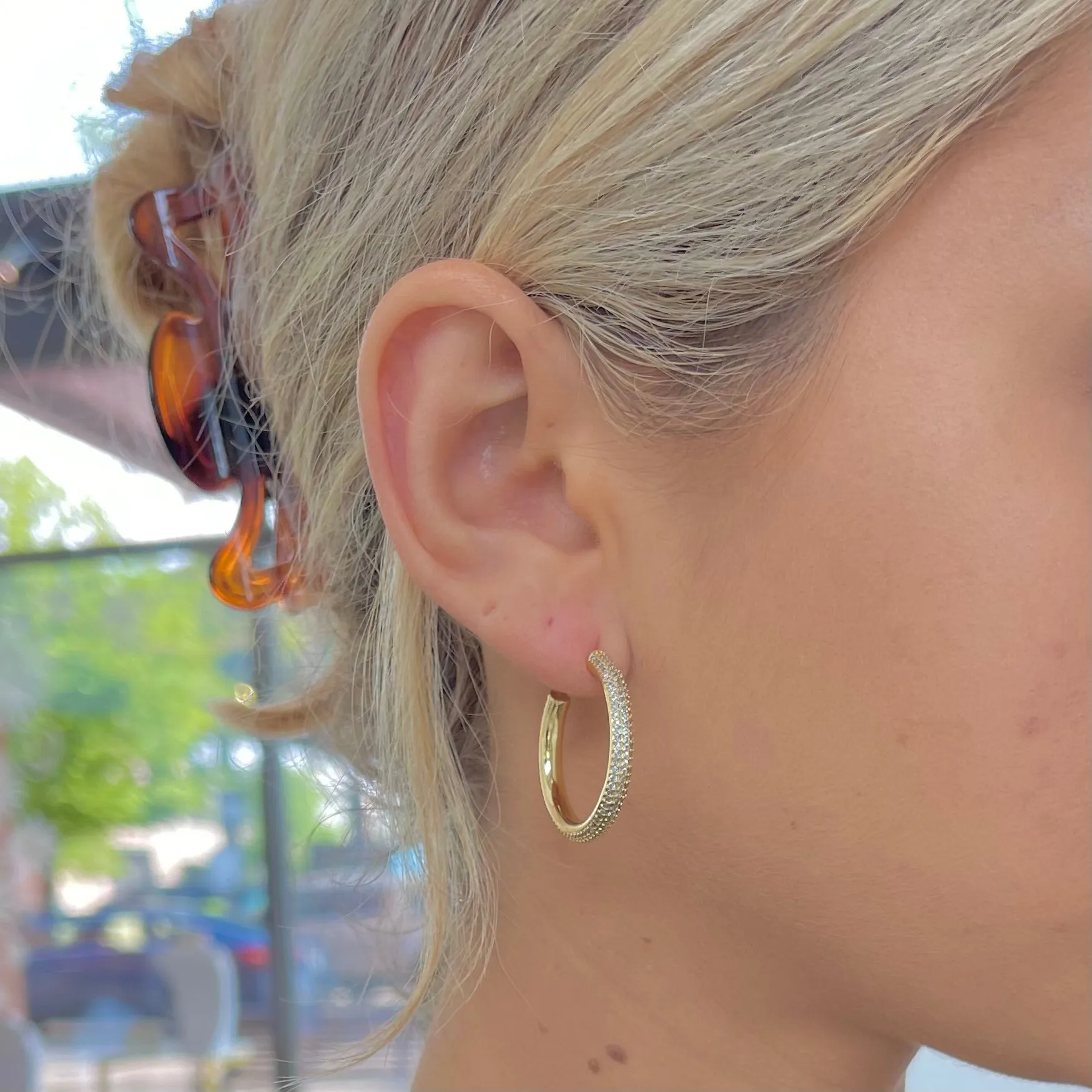 Jennie Gold Hoops