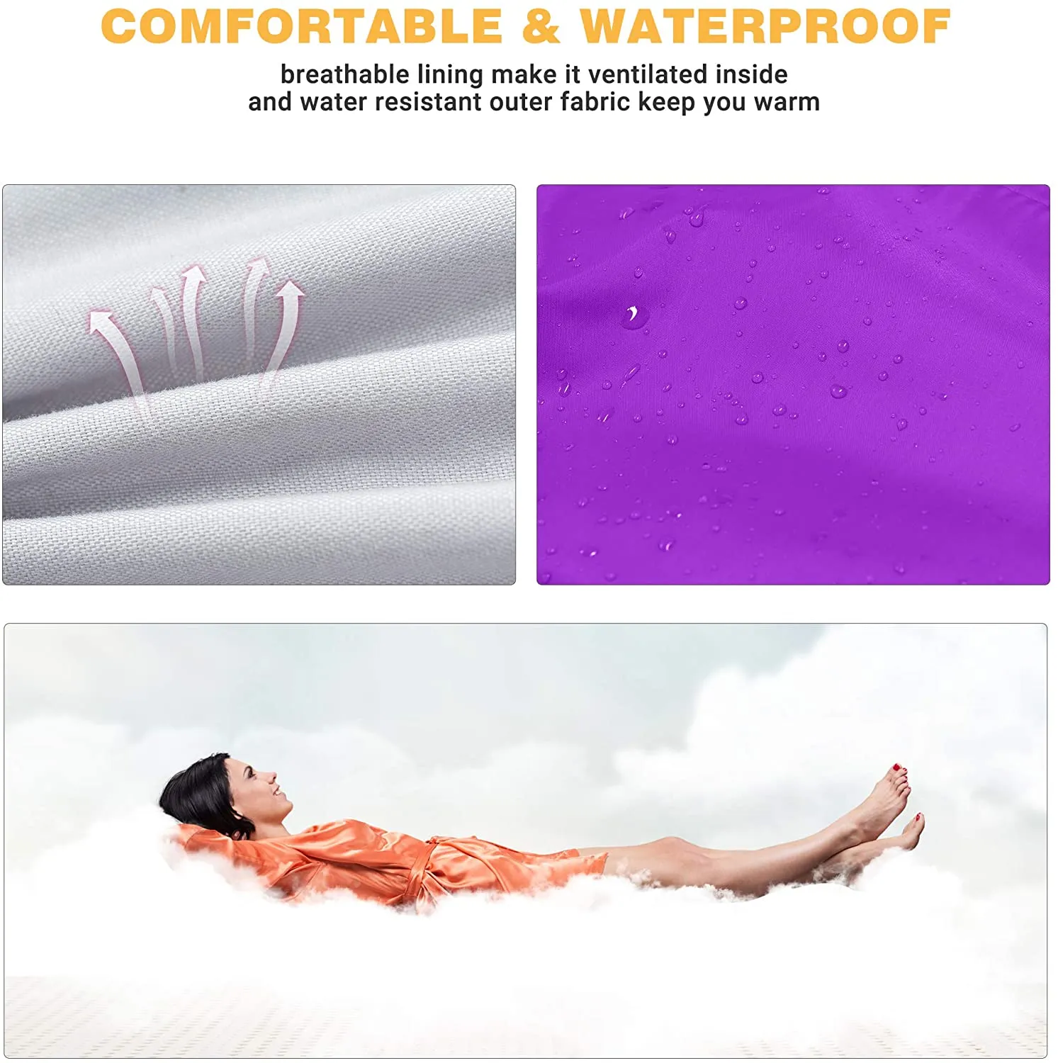 KingCamp Joinable Envelope Lightweight Adults Sleeping Bags
