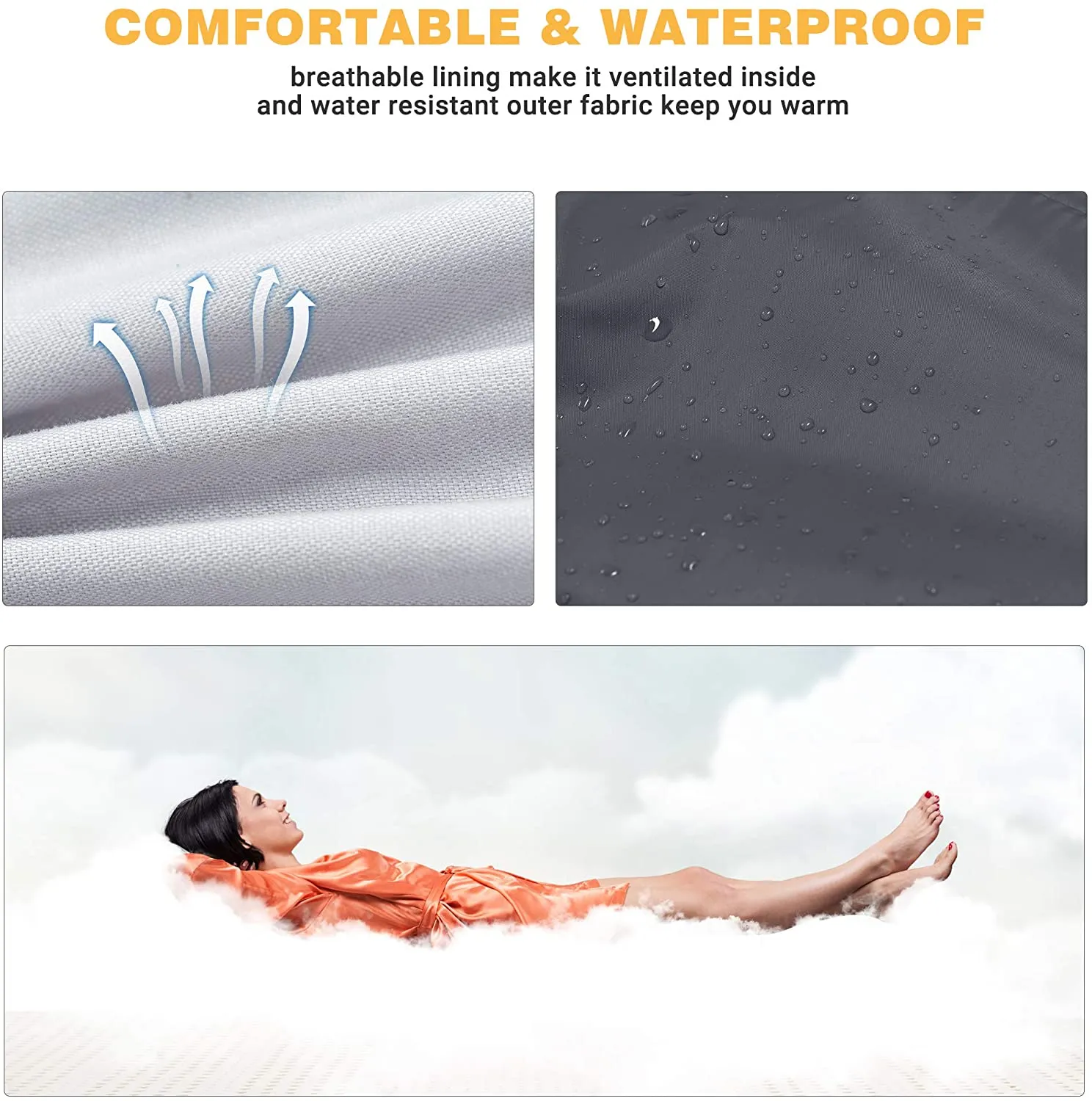 KingCamp Joinable Envelope Lightweight Adults Sleeping Bags