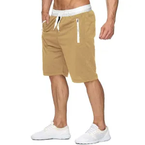 Men's Casual Solid Color Quick Dry Shorts
