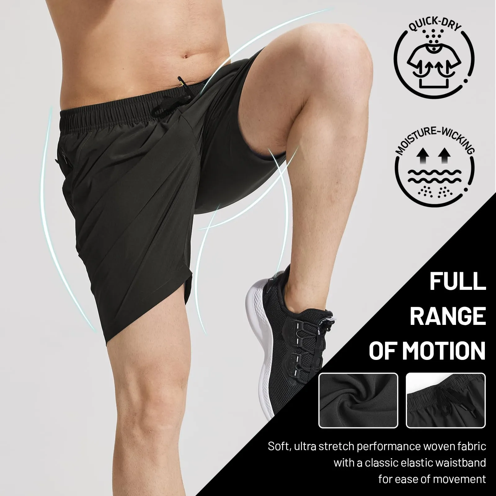 Men's SprintDry™ Run Shorts W/ 4 Pockets 7"