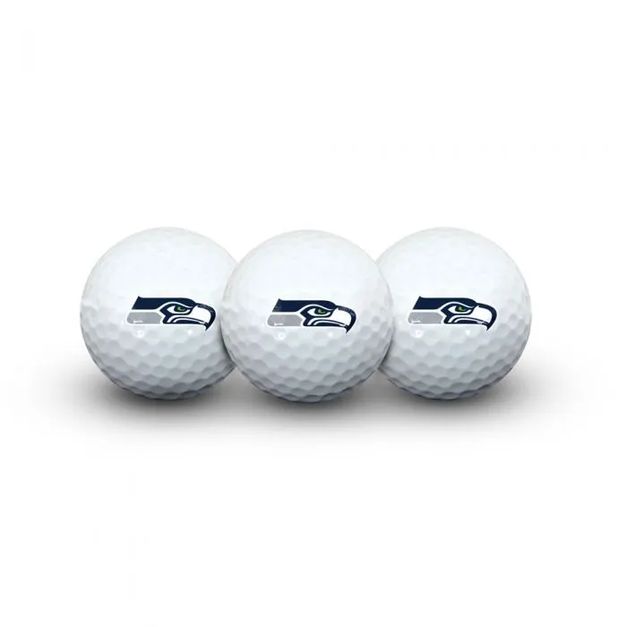 SEATTLE SEAHAWKS 3 PK GOLF BALLS
