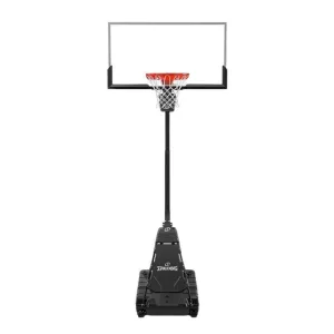Spalding 54-inch Clear View Momentous EZ Assembly Acrylic Portable Basketball Hoop