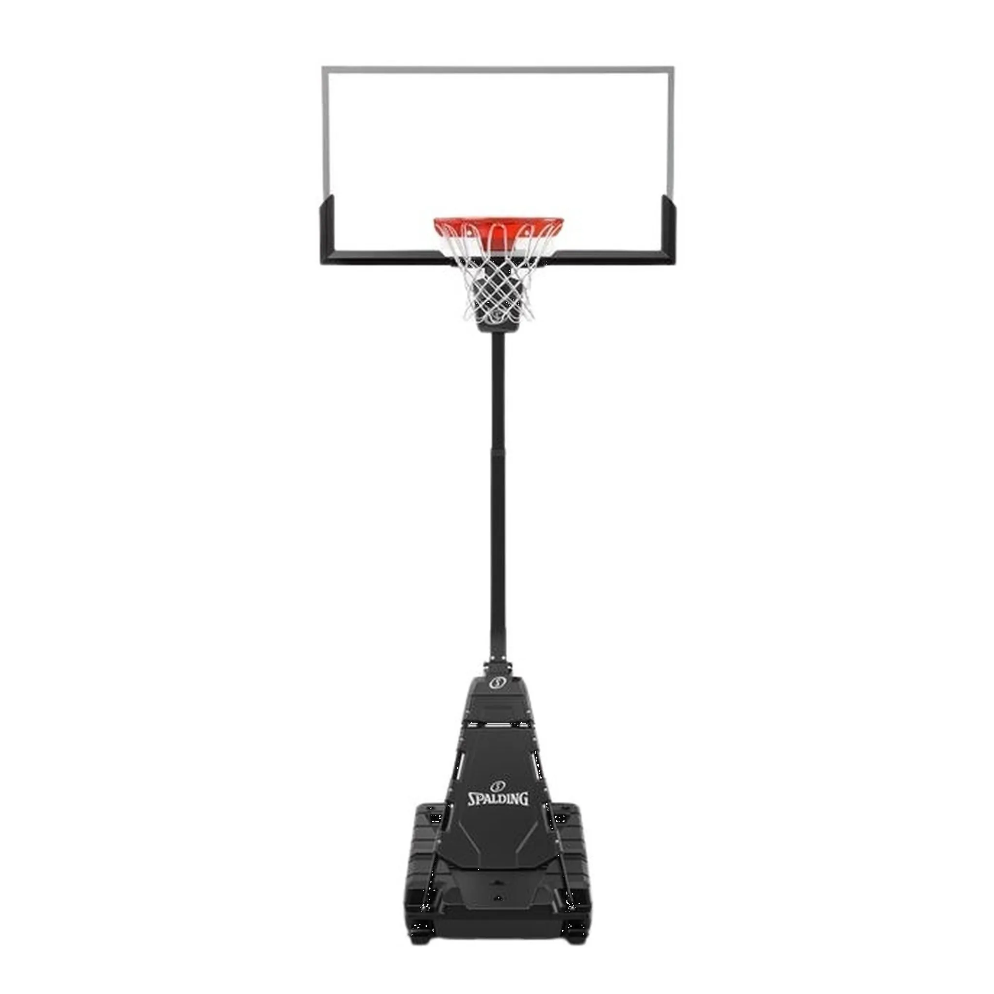 Spalding 54-inch Clear View Momentous EZ Assembly Acrylic Portable Basketball Hoop
