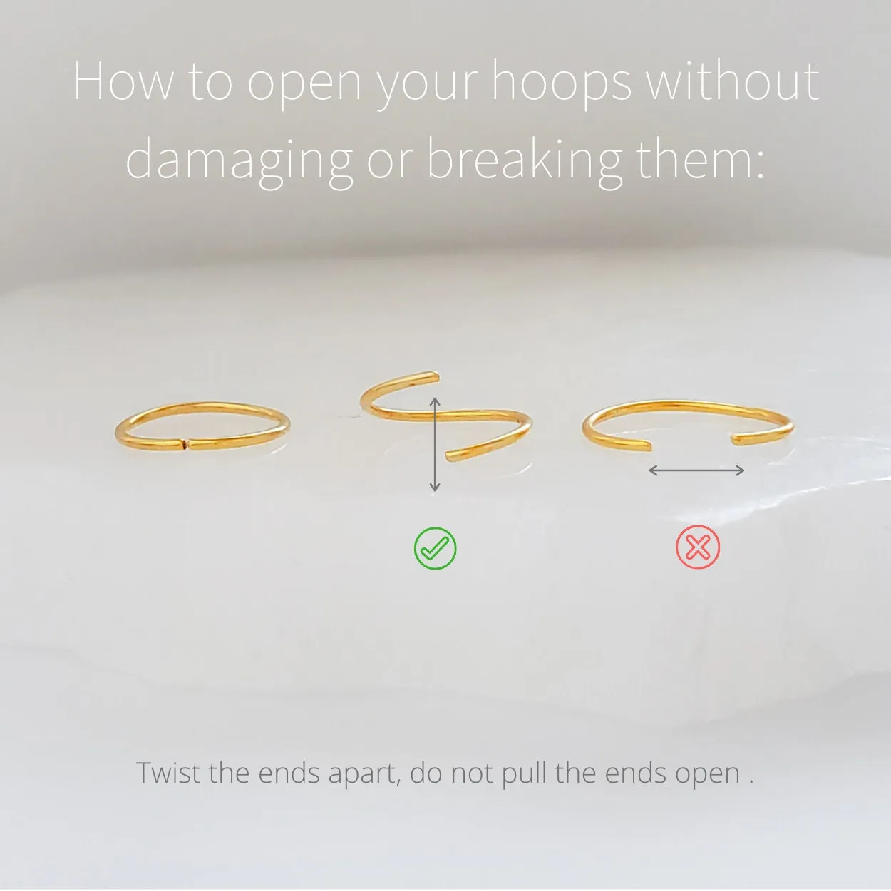 SPARKLE Hug Hoops