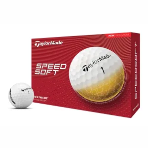 TaylorMade SpeedSoft Golf Balls White - One Dozen