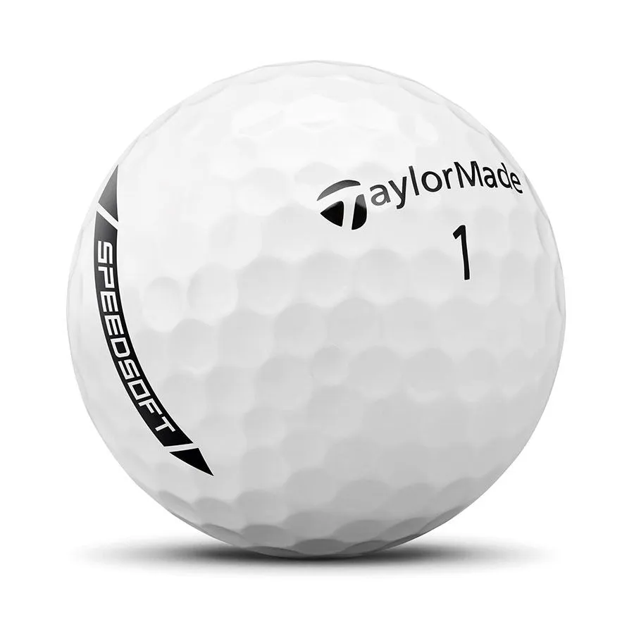 TaylorMade SpeedSoft Golf Balls White - One Dozen