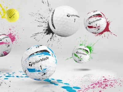 TaylorMade SpeedSoft Ink Golf Balls - Blue