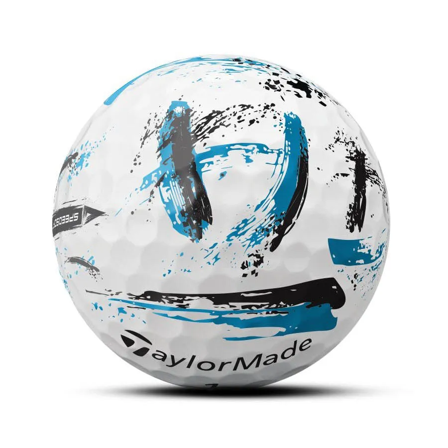 TaylorMade SpeedSoft Ink Golf Balls - Blue