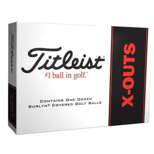 Titleist X-OUTS Golf Balls, 12 Pack
