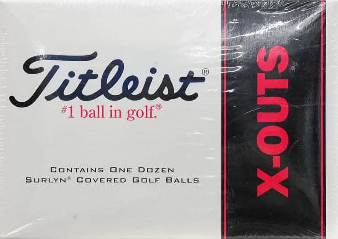 Titleist X-OUTS Golf Balls, 12 Pack