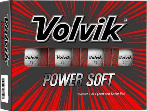 Volvik Power Soft Golf Balls-White